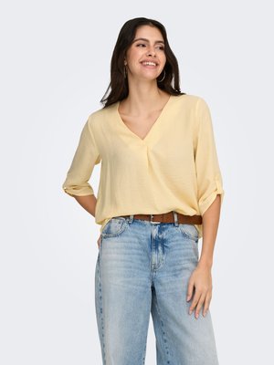 JDYDIVYA LIFE 3/4  WVN NOOS - Blouse - pastel yellow