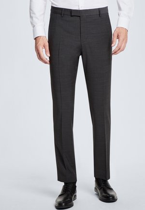 MERCER - Trousers - anthracite melange