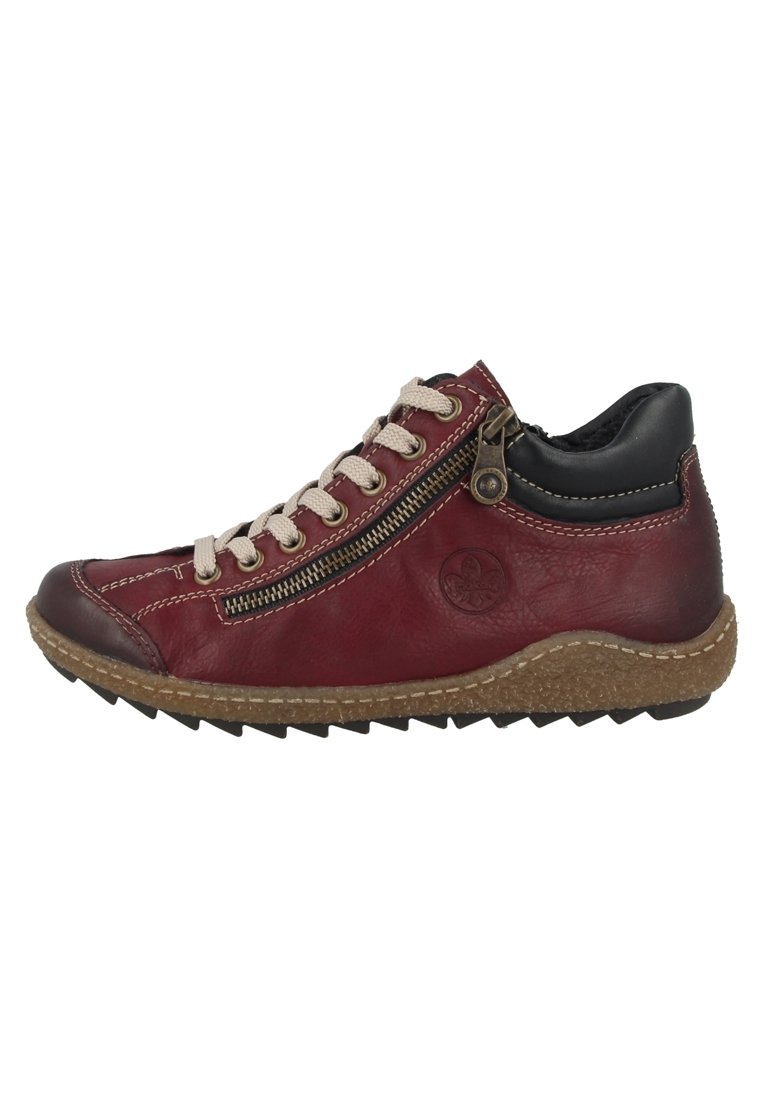 Rieker EAGLE - Veterboots - wine/black/Rood - Zalando.nl