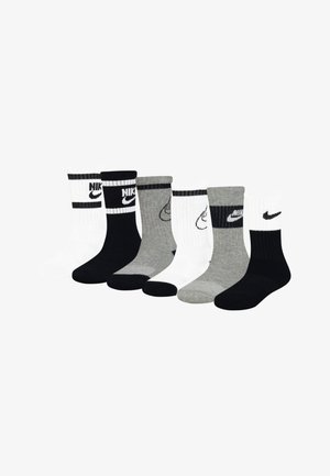 RETRO CREW UNISEX 6 PACK - Sokid - white