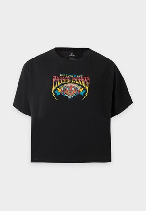 Rip Curl, PADANG CUP CROP TEE - Μπλουζάκι με στάμπα - black