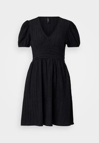 VMANDREA  V NECK SHORT DRESS - Dnevna obleka - black