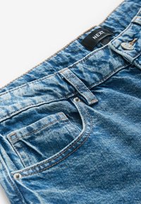 Next EMBROIDERED WIDE - Alt laienevad teksad - mid blue
