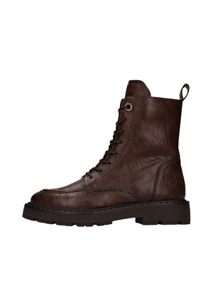 bugatti, BUGATTI SCHNÜRSTIEFEL - Plateaustiefelette - braun