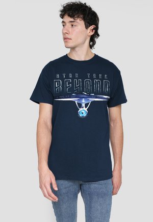 STAR TREK BEYOND ENTERPRISE BEYOND - T-Shirt print - dark blue