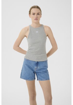 DREW MEL LOGO  - Top - grey mélange