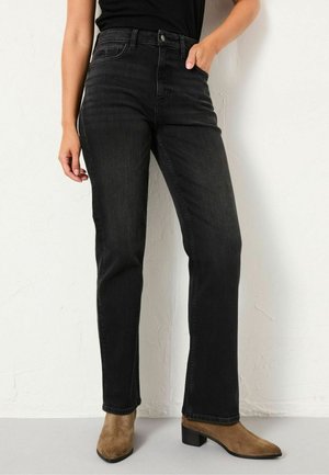 COMFORT STRETCH  - Jeans Straight Leg - washed black denim