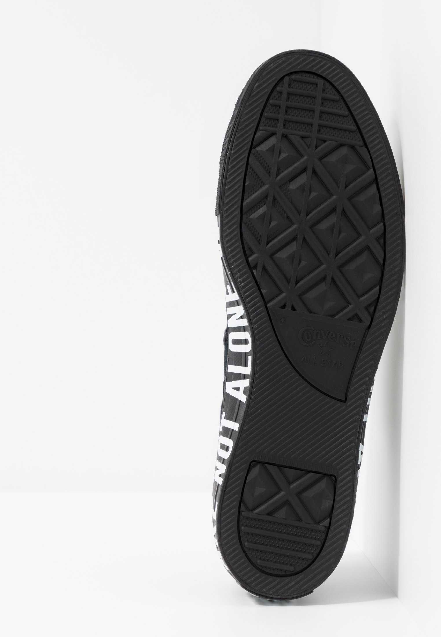converse we are not alone black