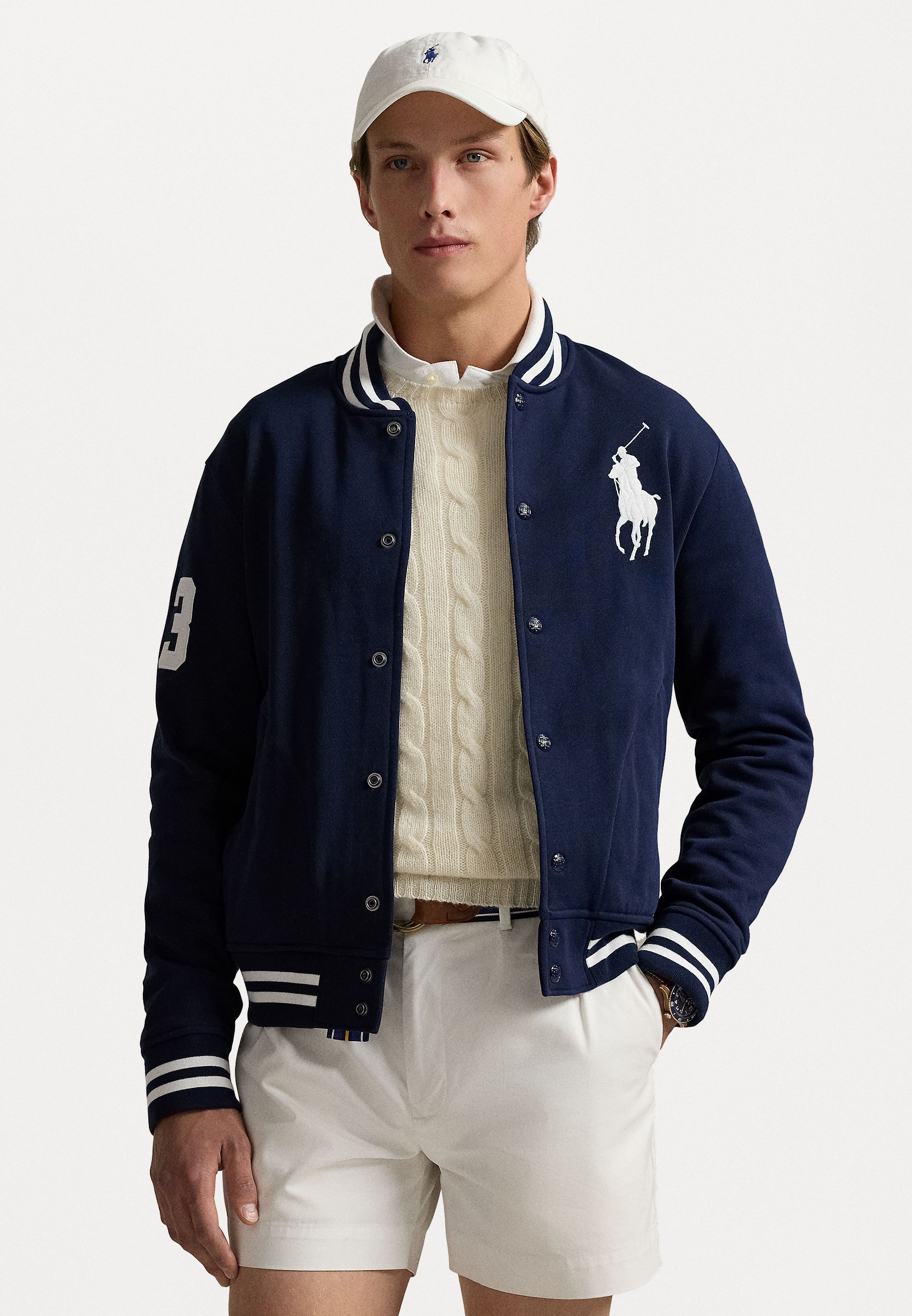 Polo Ralph Lauren BIG PONY BASEBALL JACKET - Sweatjacke - cruise