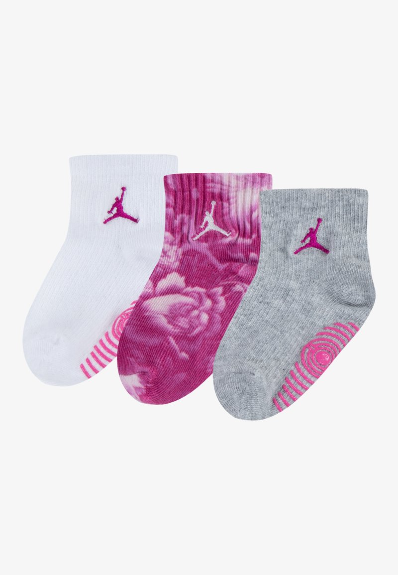 Jordan ANKLE GRIPPER UNISEX 3 PACK - Strømper - fire pink