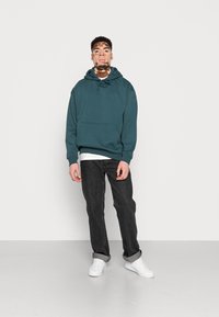 Weekday Sweatshirt com capuz - green