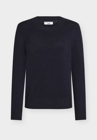 KNIT PULLOVER, LONGSLEEVE, ROUND NECK - Džemperis - dark blue melange_02