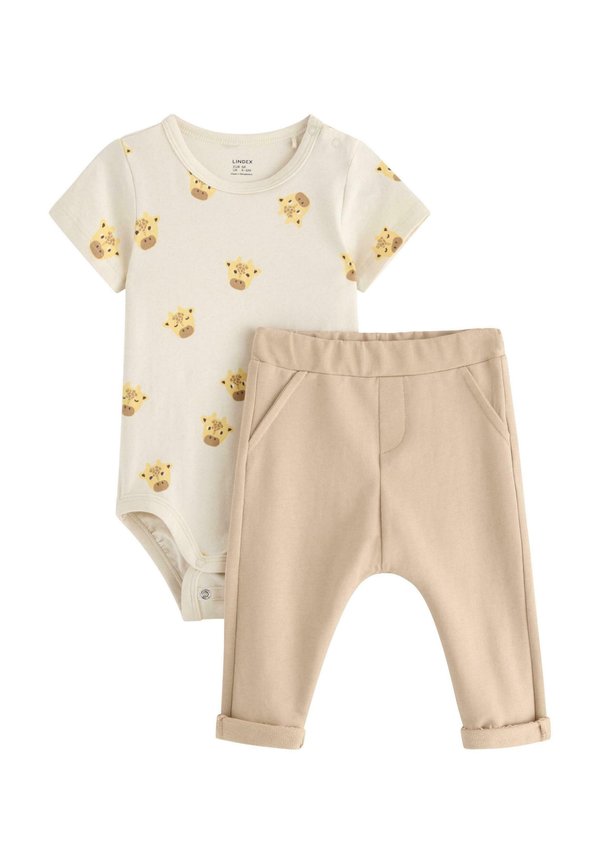 SET - T-Shirt print - beige