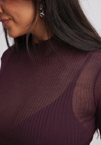 NA-KD Maglietta a manica lunga - purple