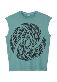 s.Oliver MIT GRAFIK - T-Shirt print - minze