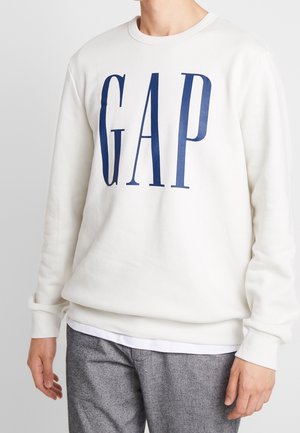 Sweatshirt - white denim