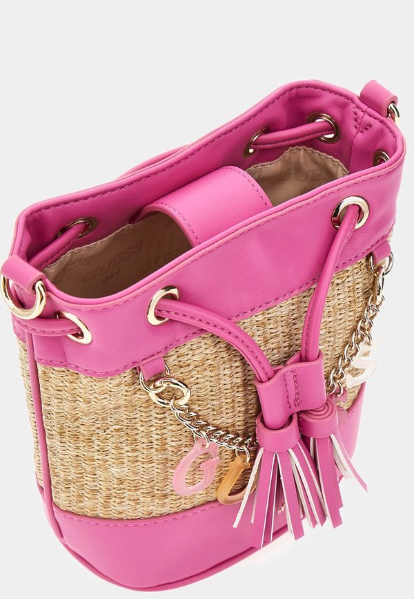 MINI BUCKET – Umhängetasche – fuchsia