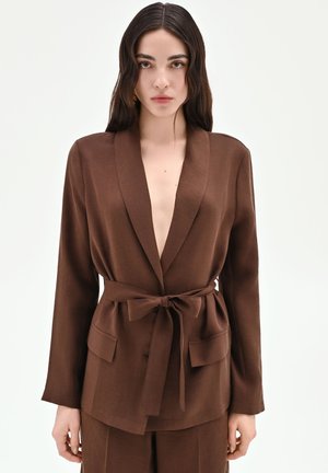 Rinascimento, GIACCA TINTA UNITA - Manteau court - chocolate
