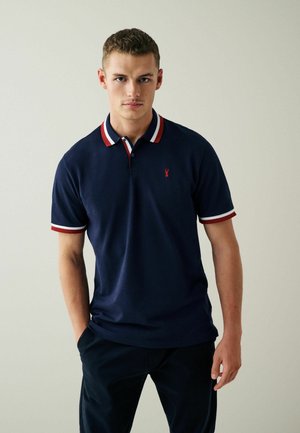 Next TIPPED REGULAR FIT  - Polotričko - blue