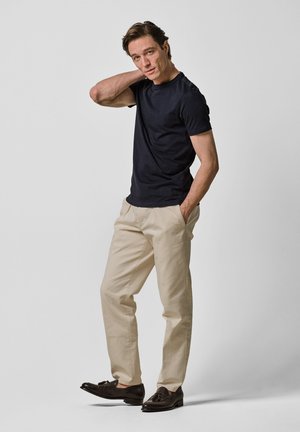 PROFUOMO SHORT SLEEVE - Camiseta básica - navy