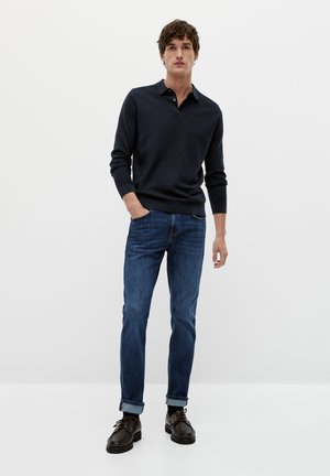 MIT POLOKRAGEN - Polo - dark blue