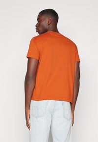 GANT TONAL SHIELD - Triko s potiskem - dark terracotta