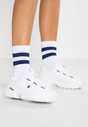 Fila D FORMATION - Trainers - white/navy/red