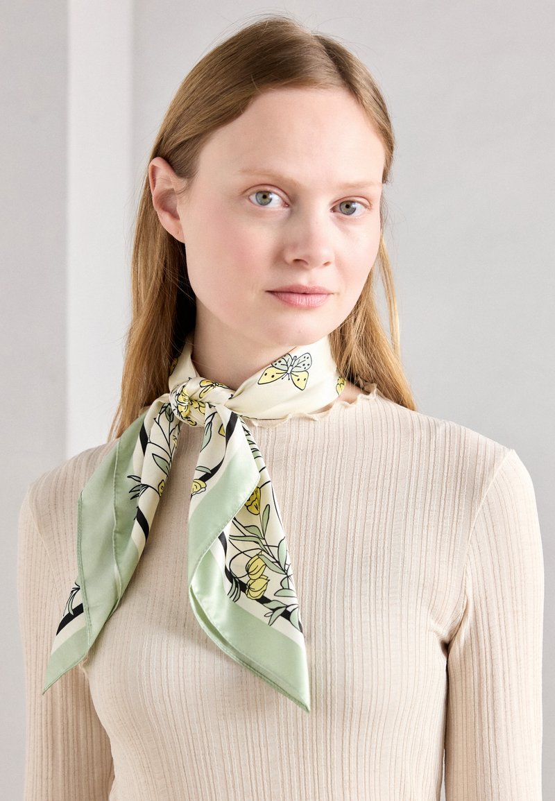 Anna Field - 2 PACK - Foulard - nude/green/yellow, Agrandir