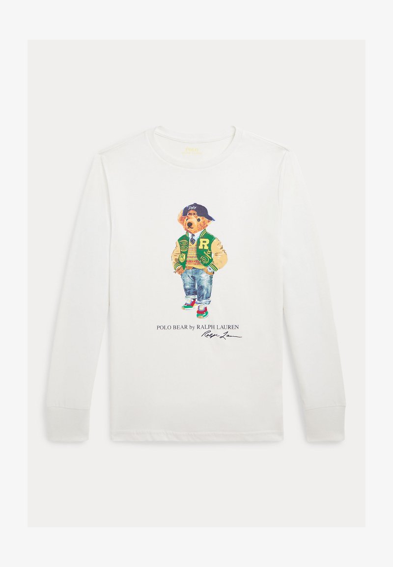 Polo Ralph Lauren POLO BEAR COTTON LONG SLEEVE T-SHIRT - Topper langermet - deckwash white bear
