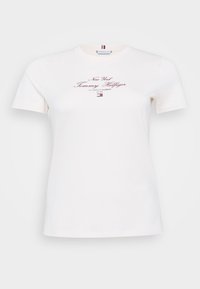 SCRIPT  - Triko s potiskem - ivory petal