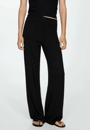 Mango Stoffhose - black