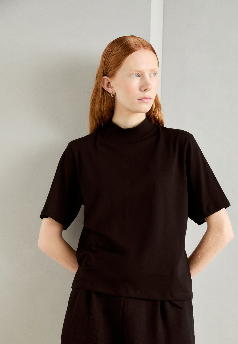 Lindex BEATRICE - T-shirt basique - black