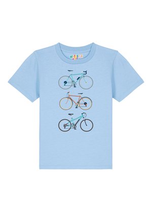 3 FAHRRÄDER - T-shirt imprimé - blue soul