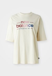 REIMAGINED OVERSIZED - Potiskana majica - beige