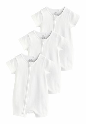 Next, TWO WAY ZIP 3 PACK  - REGULAR FIT - Natdragt - white