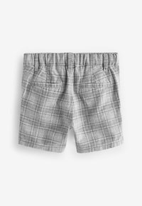 Next REGULAR FIT - Shorts - grey check linen