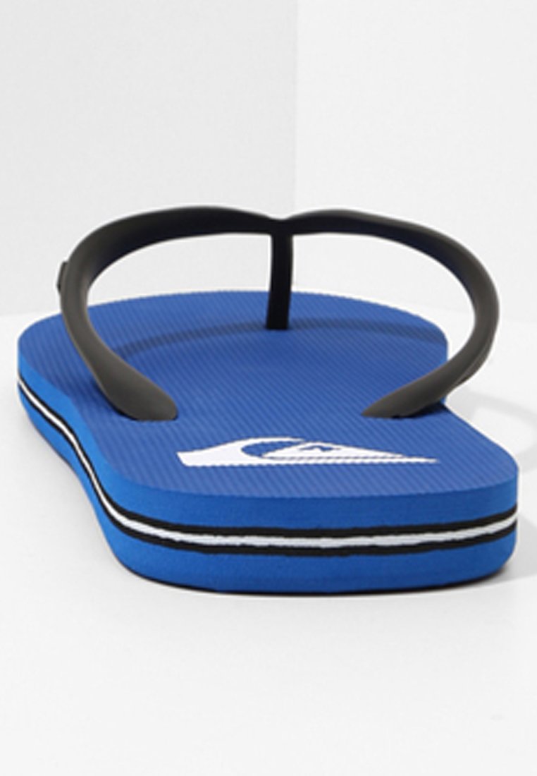 MOLOKAI - Chanclas de dedo - black/blue/azul neón - Zalando.es