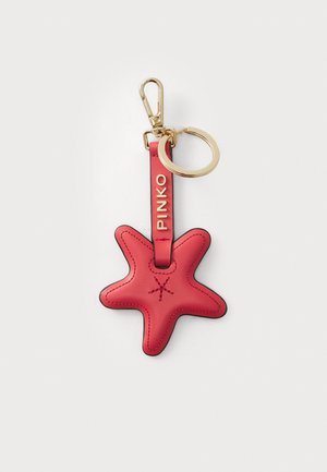 STARFISH KEYCHAIN LOGO - Keyring - coral/shiny gold-coloured