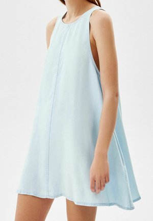 Denimkjoler - light-blue denim