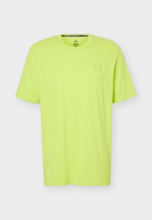 Under Armour, ICON TEE - T-shirts basic - green citrine