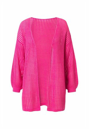 Angel of Style LOCH MIT GLITZER - Cardigan - hibiscus pink