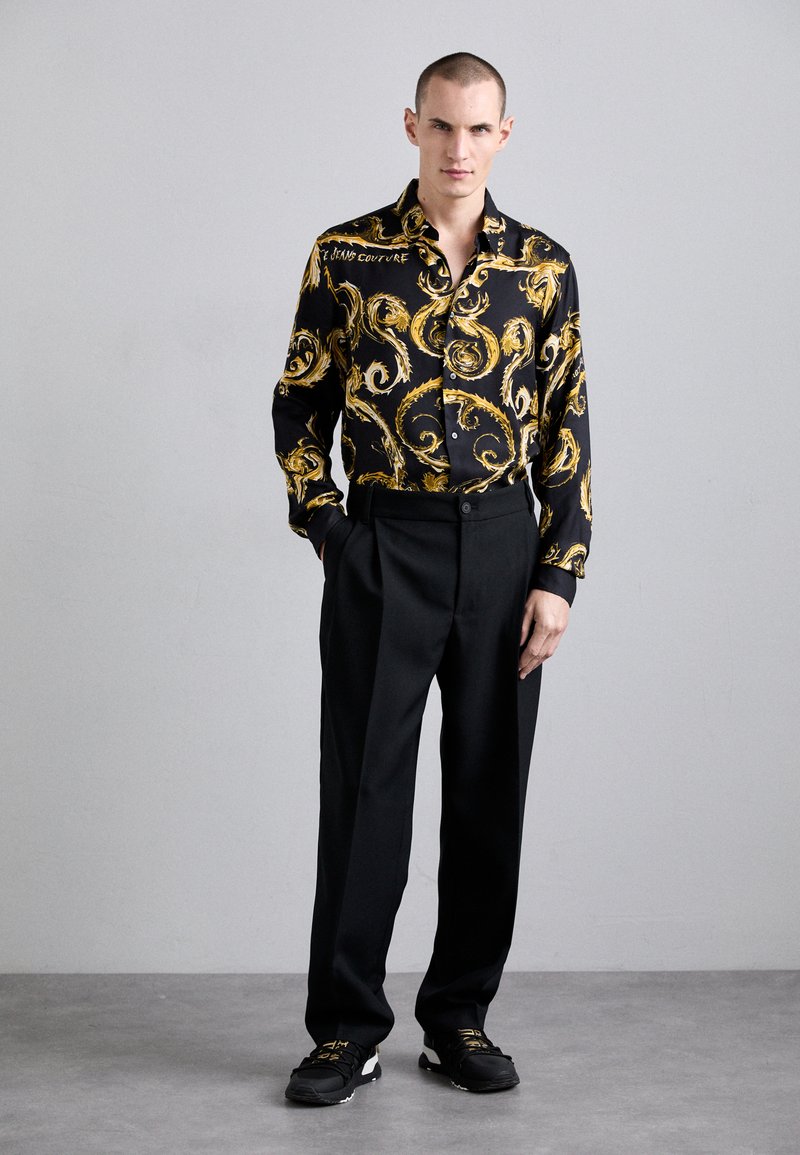 Versace Jeans Couture ALL OVER - Shirt - black/gold-coloured/black -  Zalando.ie