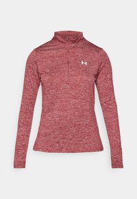 TECH TWIST - Pikkade varrukatega topp - cardinal/white