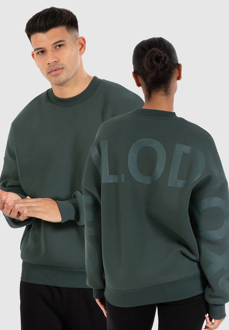 Smilodox UNISEX BRAIL SOLID - Sudadera - grün