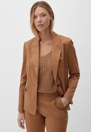 s.Oliver BLACK LABEL MIT TAILLIERTER PASSFORM - Blazer - braun
