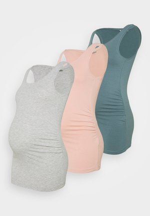 3ER PACK - Top - light pink/light green /light grey