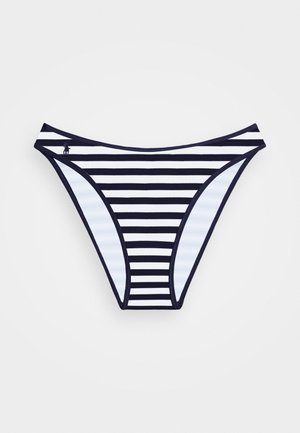 Polo Ralph Lauren HIGH LEG SCOOP - Bas de bikini - white/navy