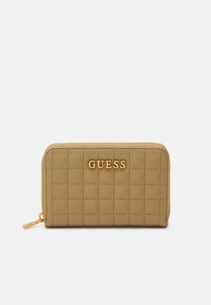 Guess TIA MEDIUM ZIP AROUND - Denarnica - camel