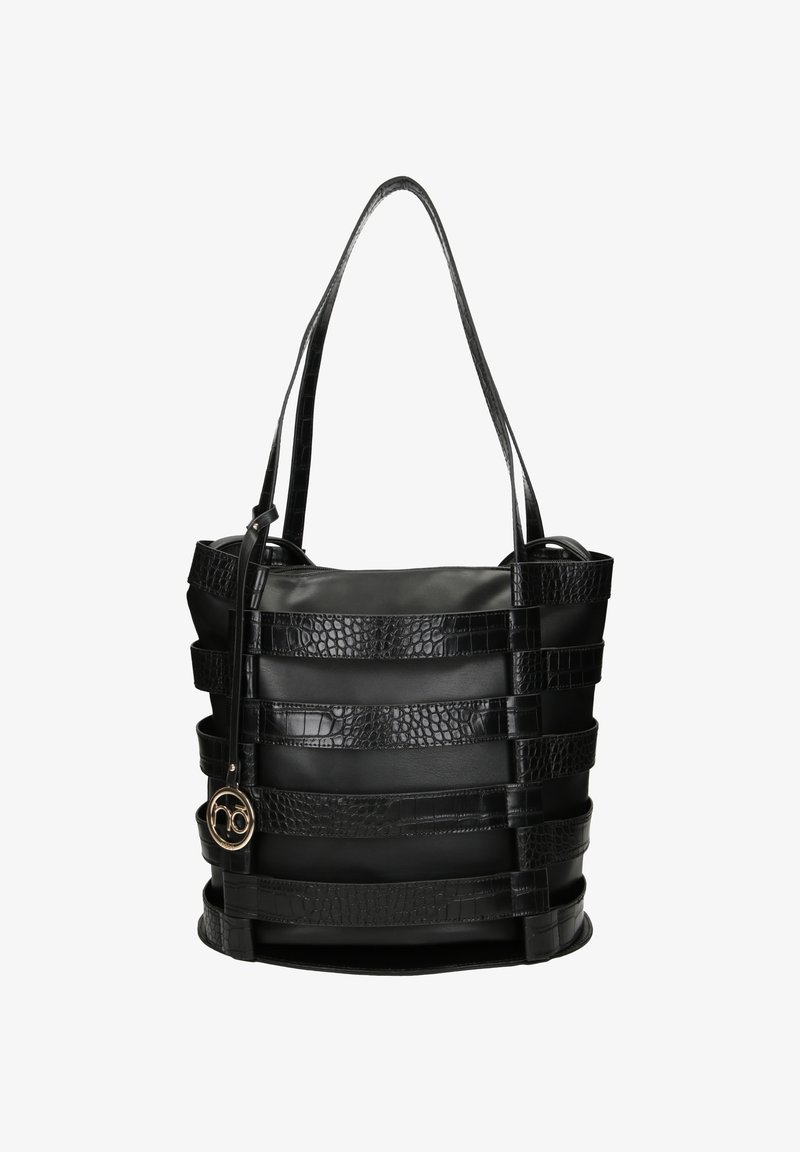 Nobo 2W1 NA RAMIĘ - Shopping bag - czarny
