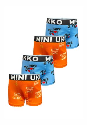 4 PACK CUTER VERSION OF DAD  - Onderbroeken - orange and blue
